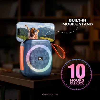 UBON S-15 Mini Bomb Series: Portable Wireless Speakers with 20W Sound, RGB Lights & 10-Hour Playtime