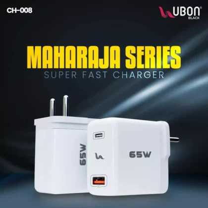 UBON Maharaja Series CH-008 65W PD Charger with Type-C Cable