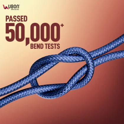 UBON WR-560 Deluxe Type-C Cable: 25W Fast Charging with Unmatched Durability and Style