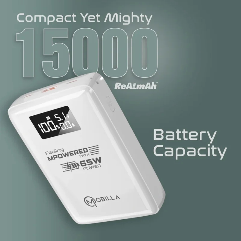 MPower Z1: Laptop Charging Powerbank with 65W Power Output - Image 4