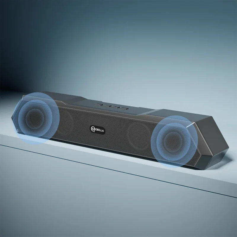 MRock 104: Wireless Portable Bluetooth (Mini Soundbar) - Image 2