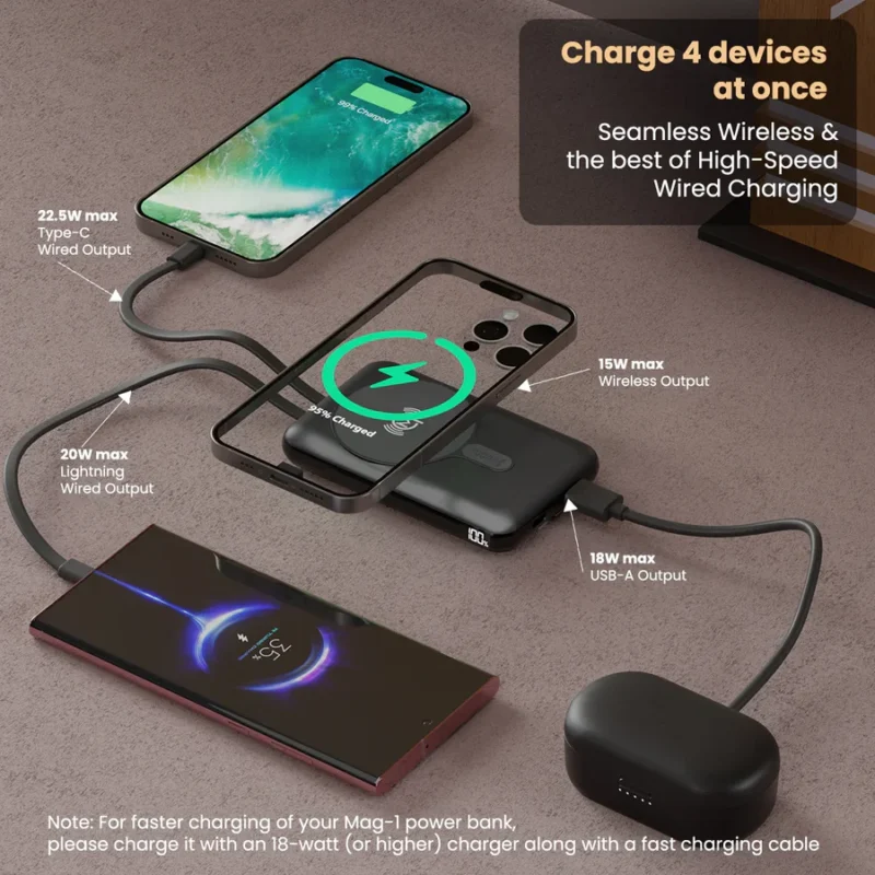 MPower Mag 1 - 10000mAh MagSafe Wireless - Image 5