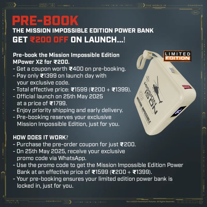 MPower X2: Mission Impossible Edition (Prebook) - Image 2