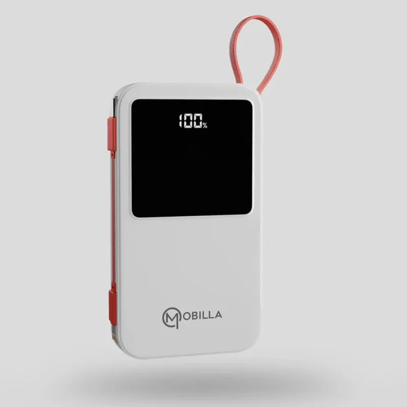 MPower 715: 10000mAh Powerbank with In-Built Type-C & Detachable Lighting Cable - Image 2